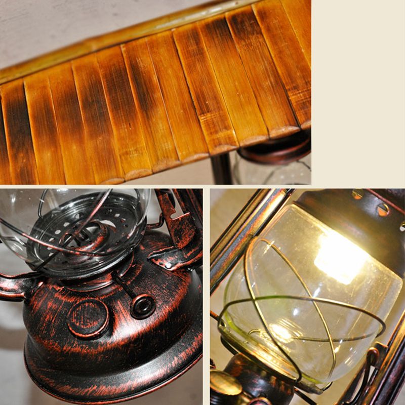 Kerosene Lamp Island Lighting Metallic Retro Industrial Style Pendant Lighting Fixtures for Restaurant