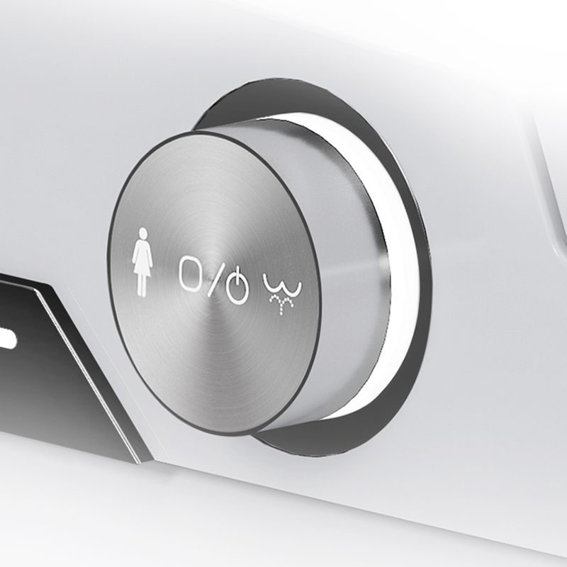 Floor Standing Bidet with Water Pressure Control and Warm Air Dryer