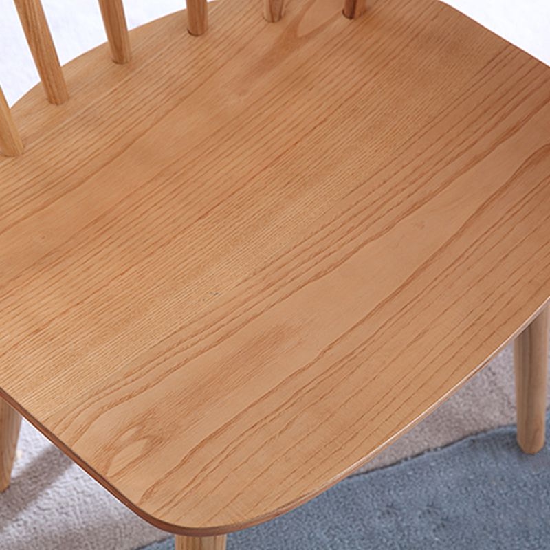 Contemporary Style Dining Wooden Chair Kitchen Wingback Armless Chairs