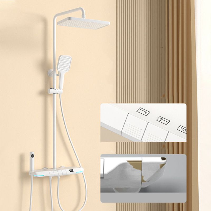 Modern Style Wall Mounted Shower Combo with Thermostatic Shower System