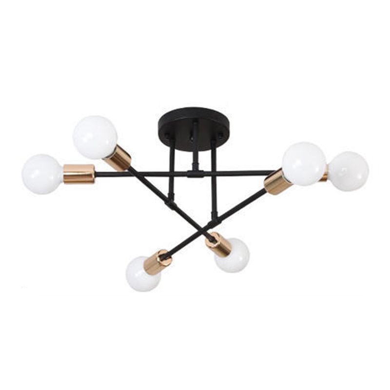 Modern Flush Mount Ceiling Light 6 Light Fixture Flush Mount Lamp for Dining Room