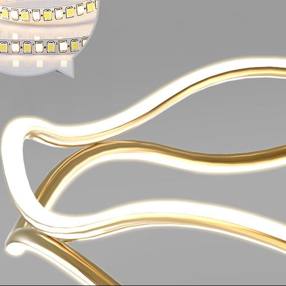 Weaving Wohnzimmer Kronleuchter Lampe Metall Einfachheitstil Kronleuchter Beleuchtung