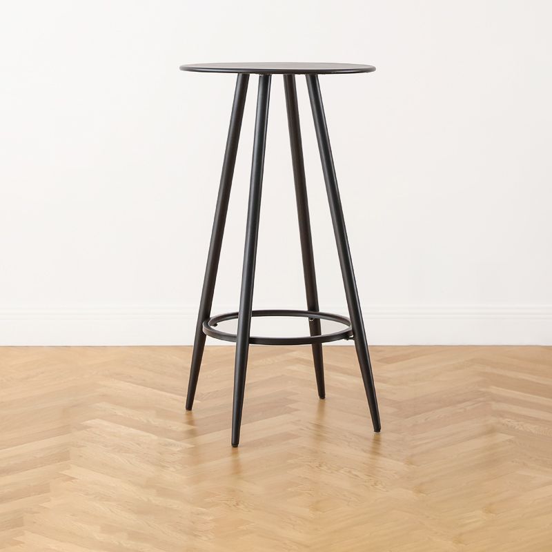 Contemporary Style 3 Pcs Bistro Set Metal Round Bistro Table Set