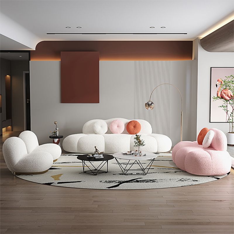 Contemporary Stationary Living Room Armless Standard Cushions Sofa