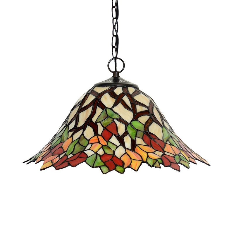 Lampada vittoriana a campana lampada 2 kit lampada a sospensione in vetro tagliato rosso per camera da letto