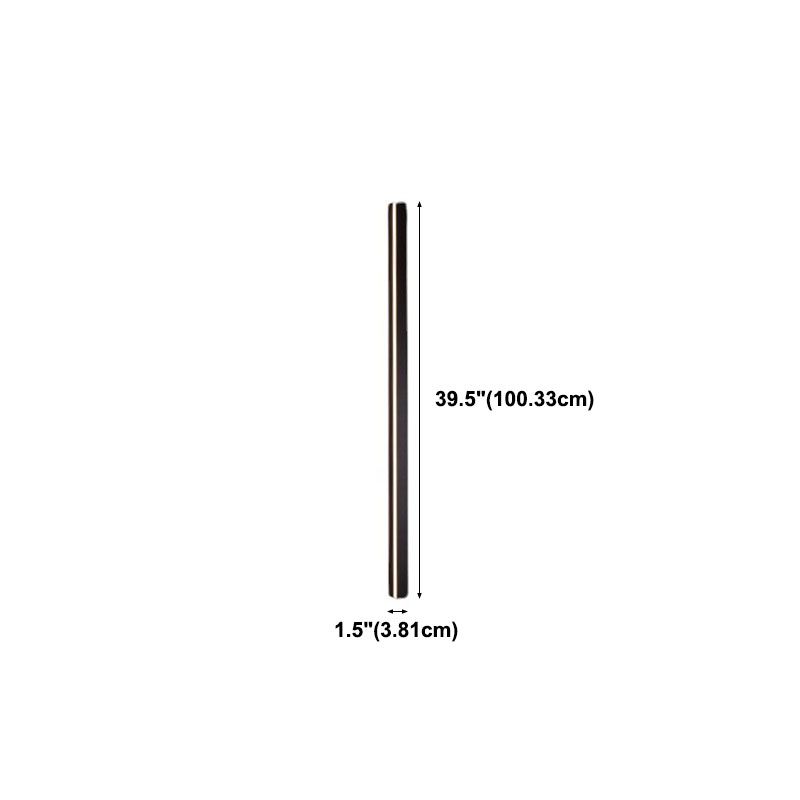 Modern Simplicity LED Wall Lamp Linear Acrylic Wall Light in Black