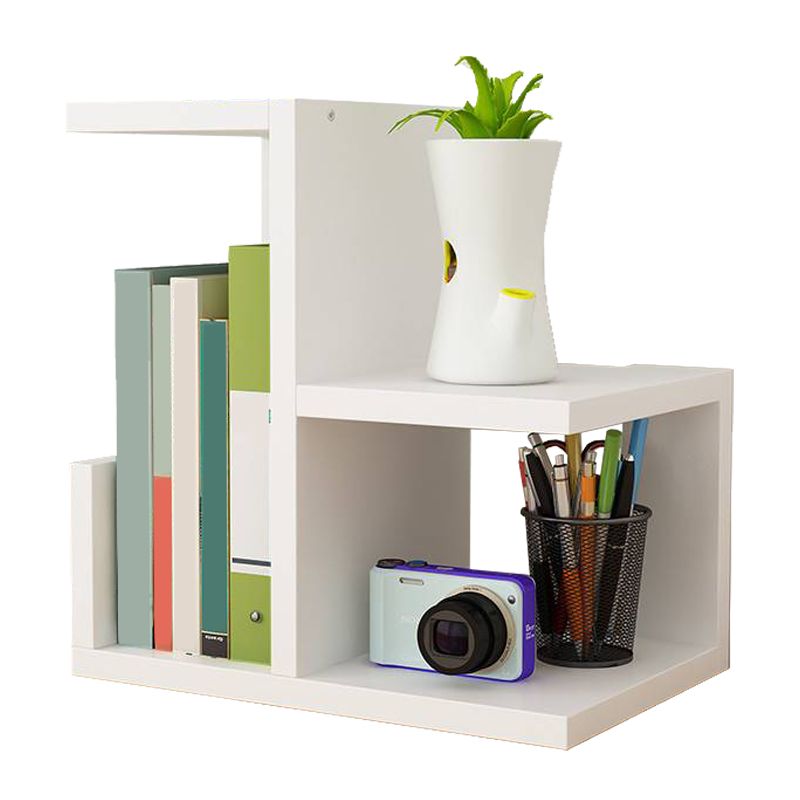 Scandinavian Style Bookshelf Open Back Wood Bookcase for Office