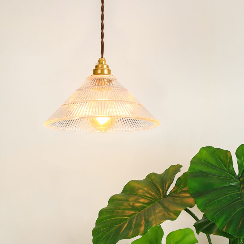 1 nuance de cône lumineux suspension de la lumière suspendue de style moderne pour le salon