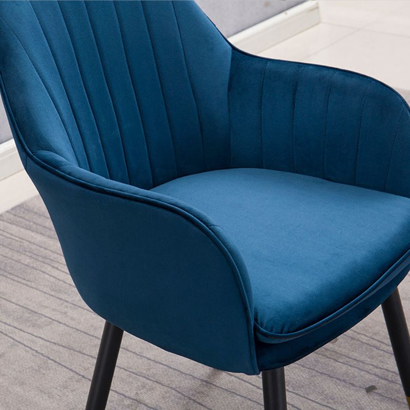 Metal Kitchen Dining Armchairs Contemporary Upholstered Chair