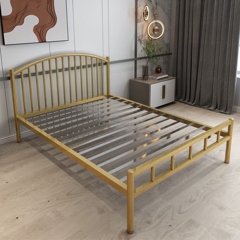 Stainless Steel Bed, 40.15 inch With Headboard and Footboard