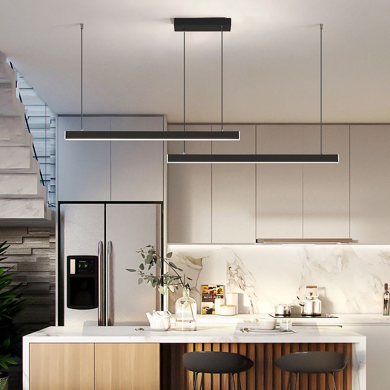 Linear Island Pendant LED New Modern Ceiling Pendant Light for Dining Room