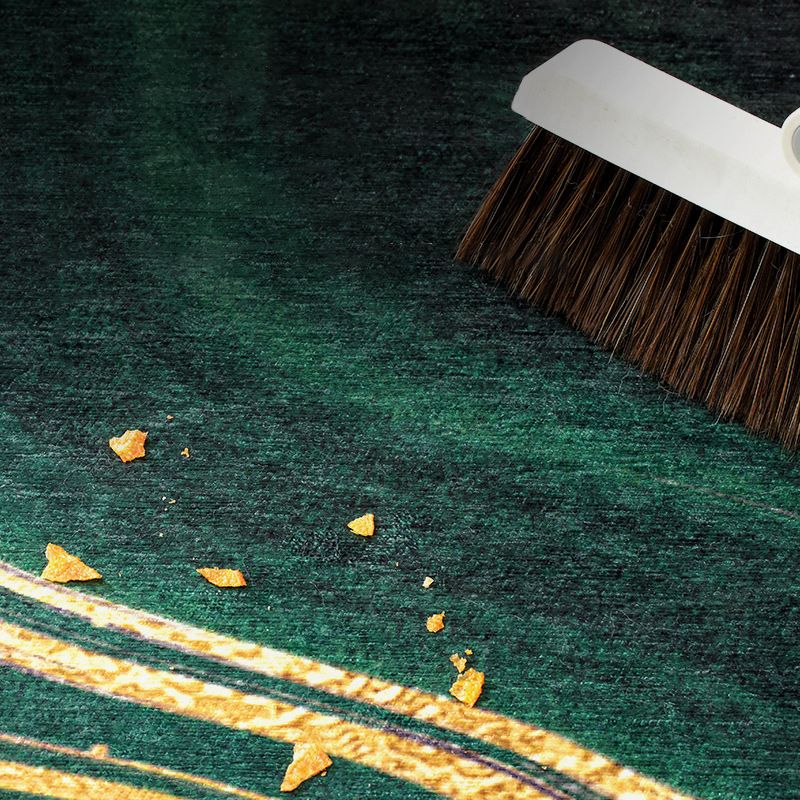 Multi Color Contemporary Rug Synthetics Geometric Print Area Carpet Non-Slip Backing Stain-Resistant Rug for Room