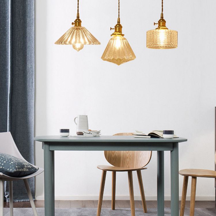 1 plafonnier léger des plafonniers créatifs moderne en verre pour le magasin de vêtements