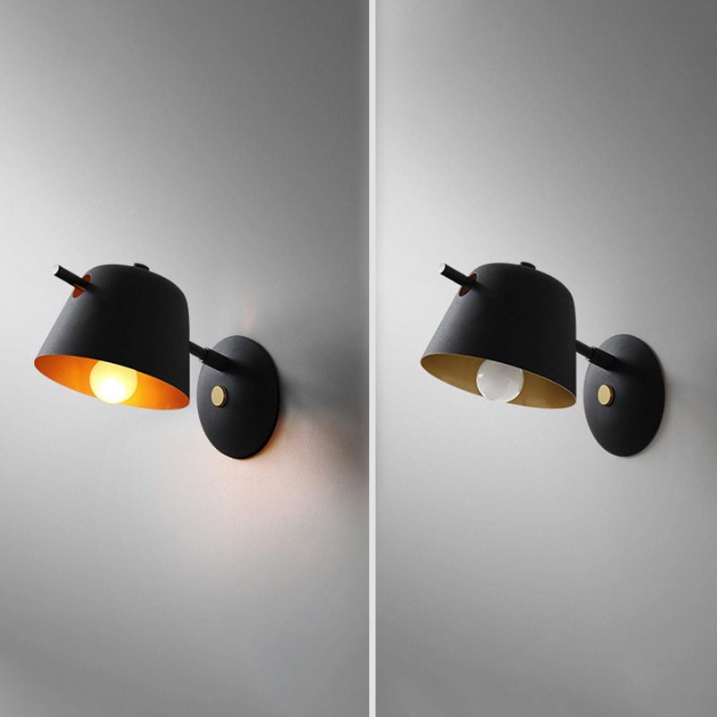 Modern Unique Shape Wall Sconce Lights Metal 1 Light Wall Light for Living Room