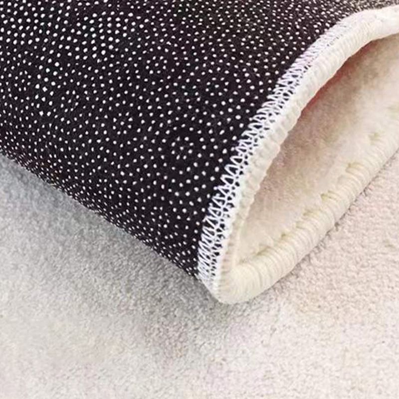 Green Modern Rug Polyester Irregular Line Rug Washable Rug for Drawing Room