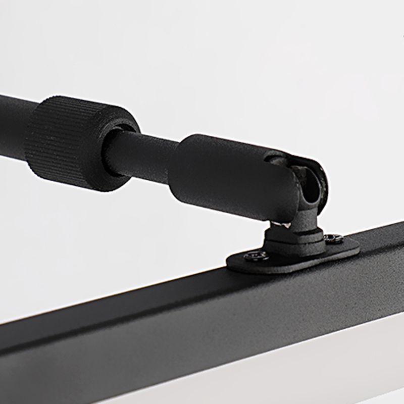 Mur mural linéaire concis moderne Lampe murale extensible en fer laqué avec ombre acrylique