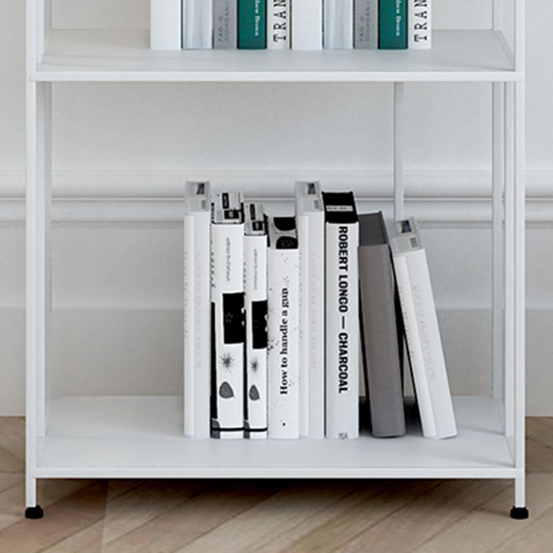 Industrial Style Metal Bookshelf 5-shelf Open Shelf Bookcase for Home