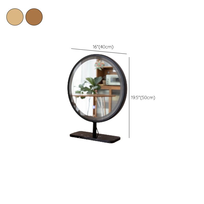 Modern Solid Wood Make-up Vanity Home Vanity Desk with Mirror