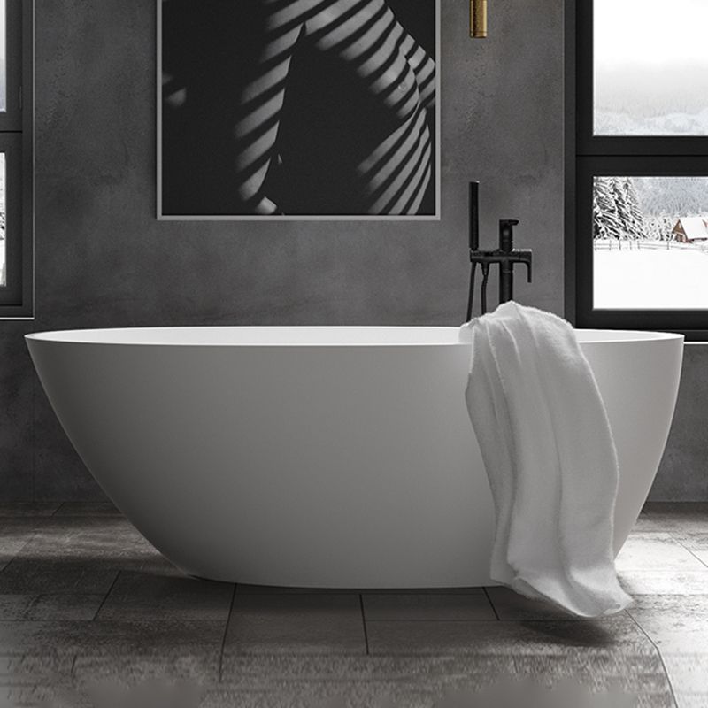 Freestanding Soaking Bathtub Antique Finish Back to Wall Bath Tub