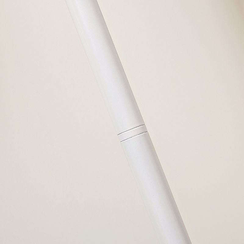 Luz de piso de lámpara de lámpara simple moderna con bulbo de macarrón con sombra de tela para dormitorio