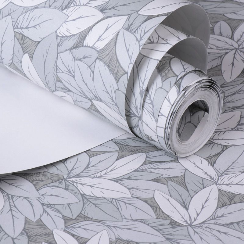 54.2-sq ft Leaves Wallpaper Temporary Rural Bedroom Wall Decoration, Self-Adhesive