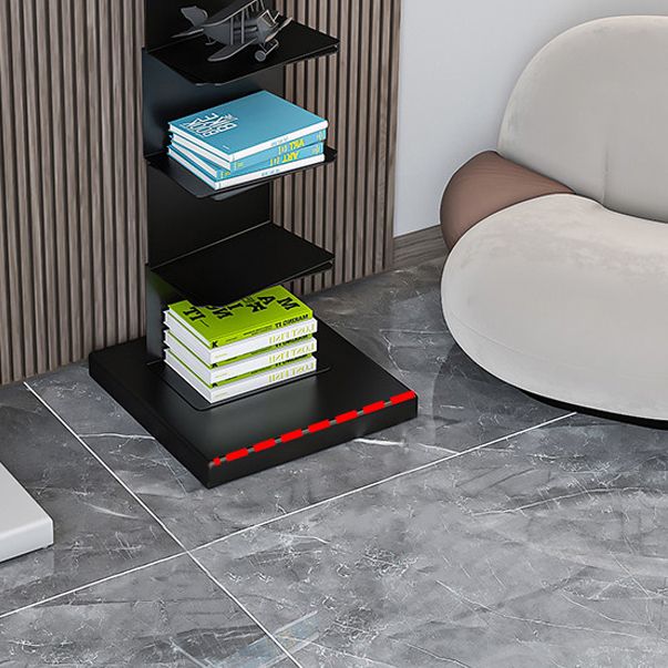 13.78"W Bookshelf Contemporary Style Invisible Bookcase for Home and Office