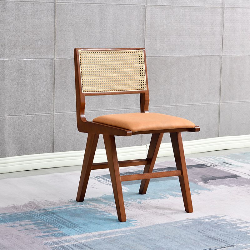 Dining Room Contemporary Dining Chair Home Wood Armless Dining Chair