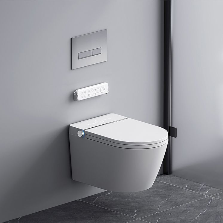 Modern White Wall Mount Urine Toilet Siphon Jet Toilet Bowl with Toilet Seat