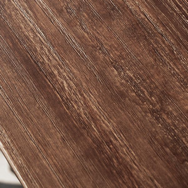 Industrial 4 Legs Pedestal Dining Table Pine Table for Dining Room