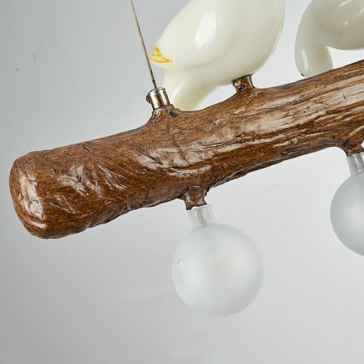 Modern Hanging Island Light Creative Glass Hanging Lighting Fixture for Dining Room