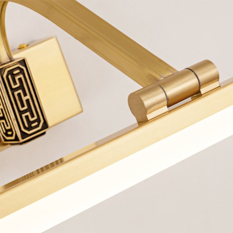 Contemporary Minimalist Vanity Light Fixtures with Glass Shade for Bathroom Washing Room