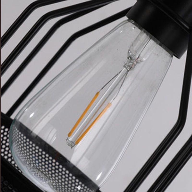 Cage Island Kroonluchter Lichten industriële metalen kroonluchter verlichtingsarmaturen voor eettafel