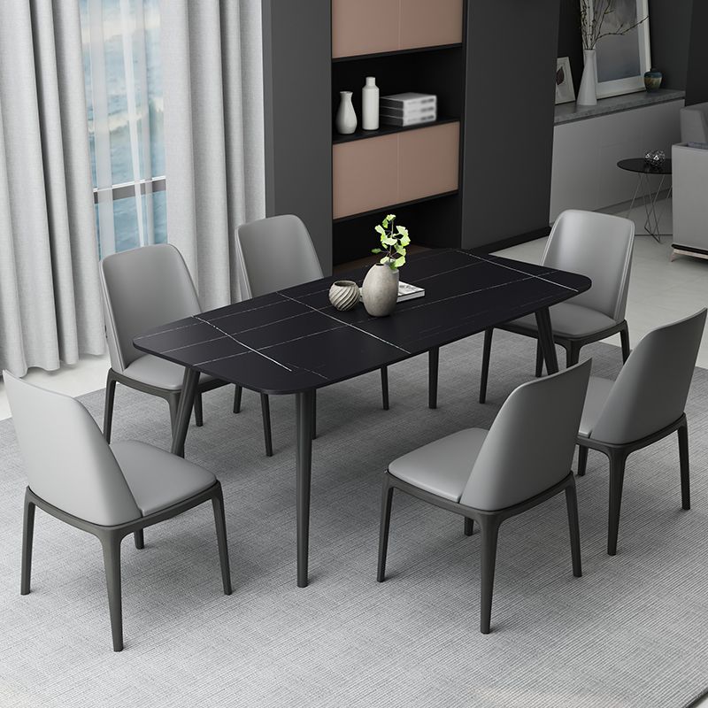 Modern 1/2/3/5/7 Pieces Dining Set Sintered Stone Dining Table Set