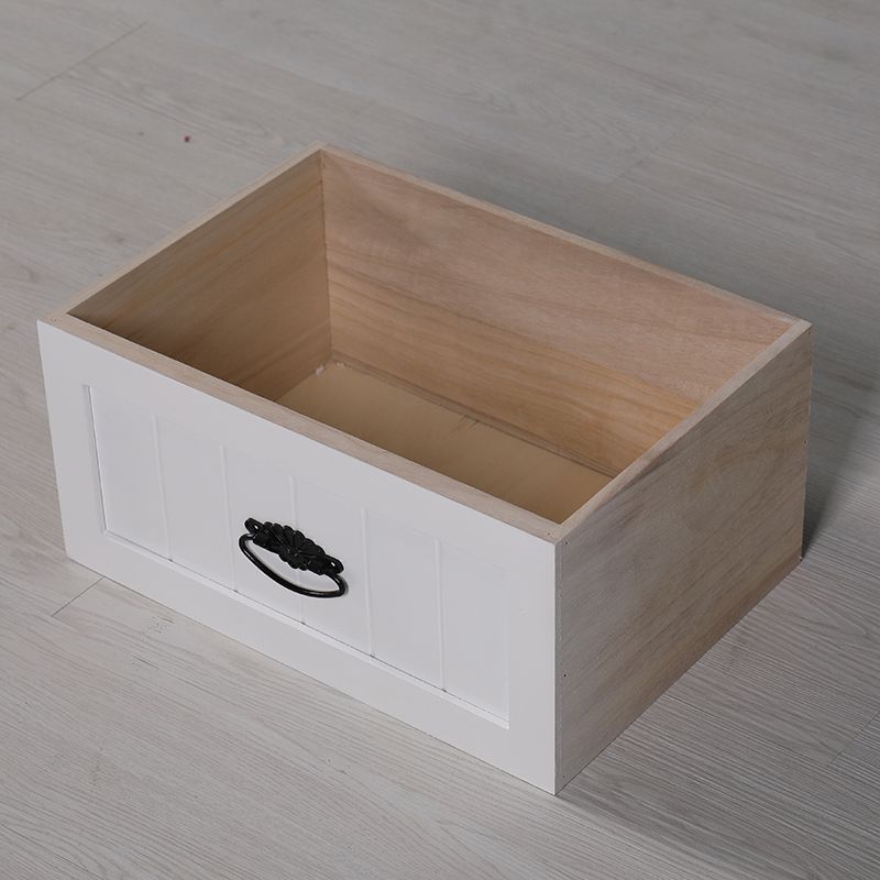 11.7-inch W Coastal Storage Chest Dresser Solid Wood Storage Chest