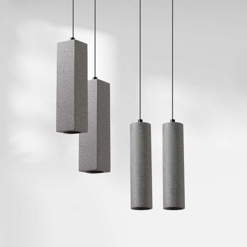 Einzelkopf hängend leichter kreativer Zement zeitgenössische Federung für Foyer