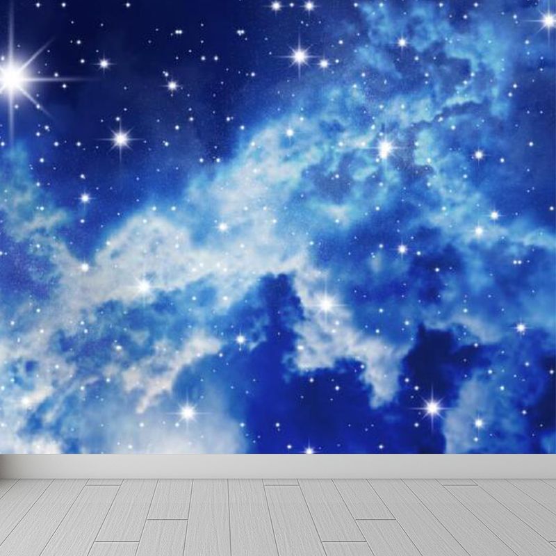 Whole Changeable Sky Scene Mural Wallpaper for Wall Decor Modern Girls Bedroom Wall Art