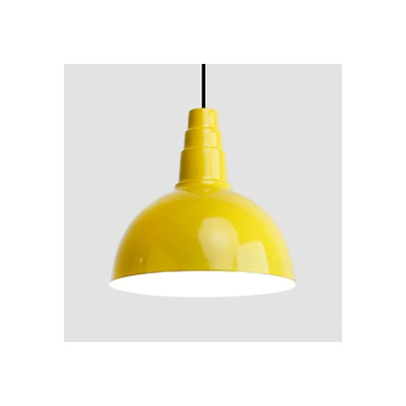 Nordic Style Bowl Hanging Light with Adjustable 1 Light Metal Hanging Light for Office Study Room