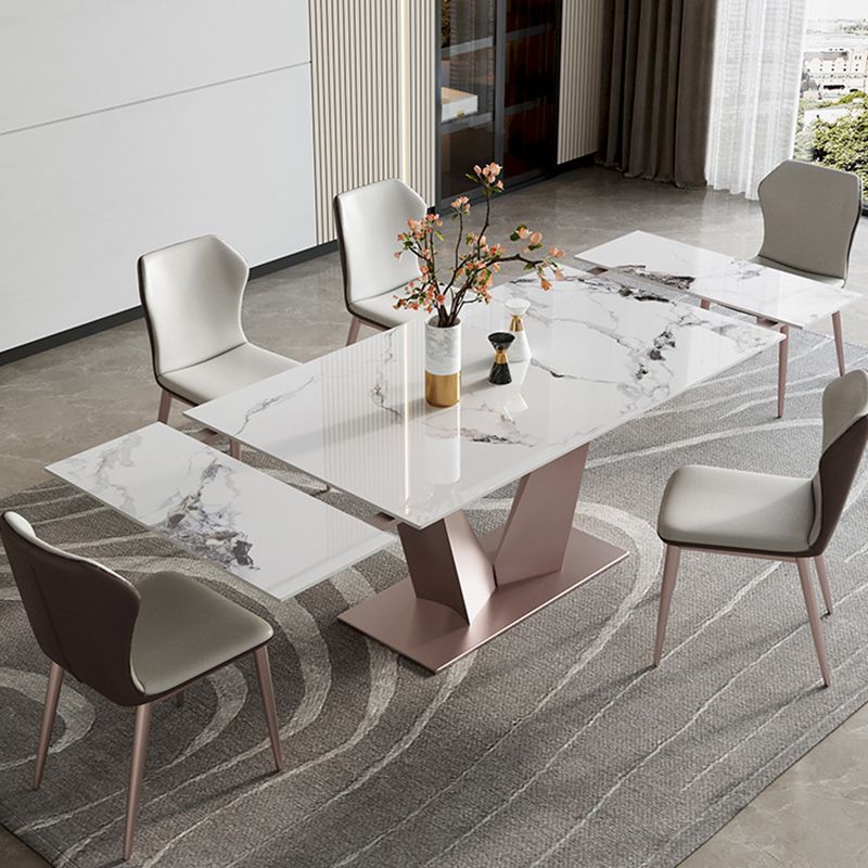 Contemporary 1/4/6/7/9 Pieces Dining Chairs Set Stone Rectangle Furniture