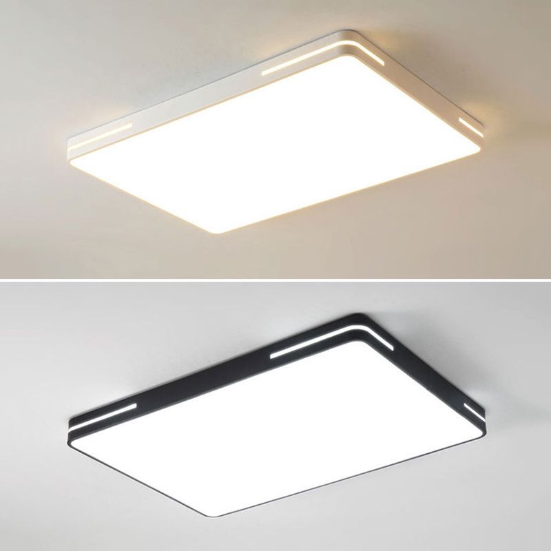 Modern Style Acrylic Flush Mount Light Fixtures 1-Light Geometric Flush Mount Led Lights