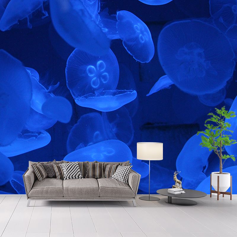 Sea Creatures Wall Mural Personalized Minimalist Wall Covering for Living Room