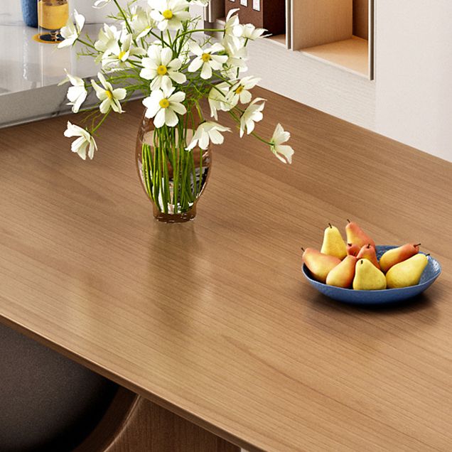 Pine Solid Wood Dining Table Free Form Dining Table for Dining Room