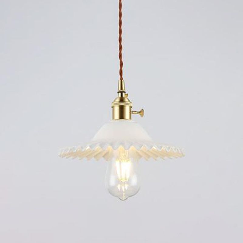 Coppa di vetro Copertura Ombra appeso Luci sospese in stile industriale 1 Fun a montaggio appeso alla luce