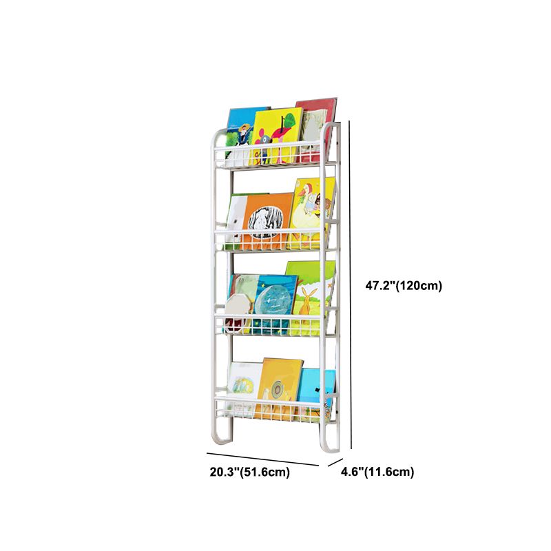 Wall Unit Modern Shelf Bookcase Metal Open Bookcase for Home