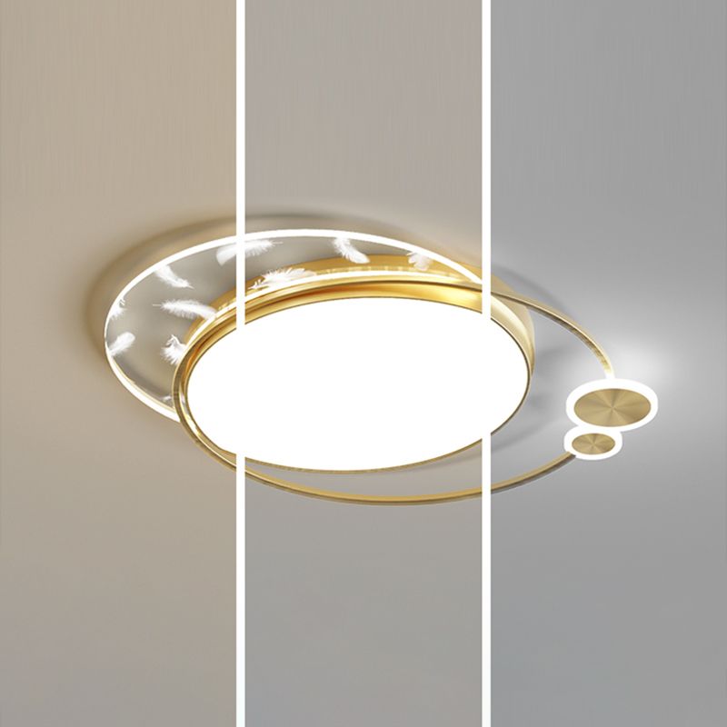 Moderne inbouwlamp ronde LED-plafondlamp voor woonkamer eetkamer