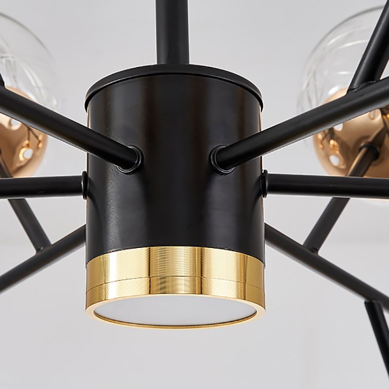 Luminaires de pendentif en verre sphérique