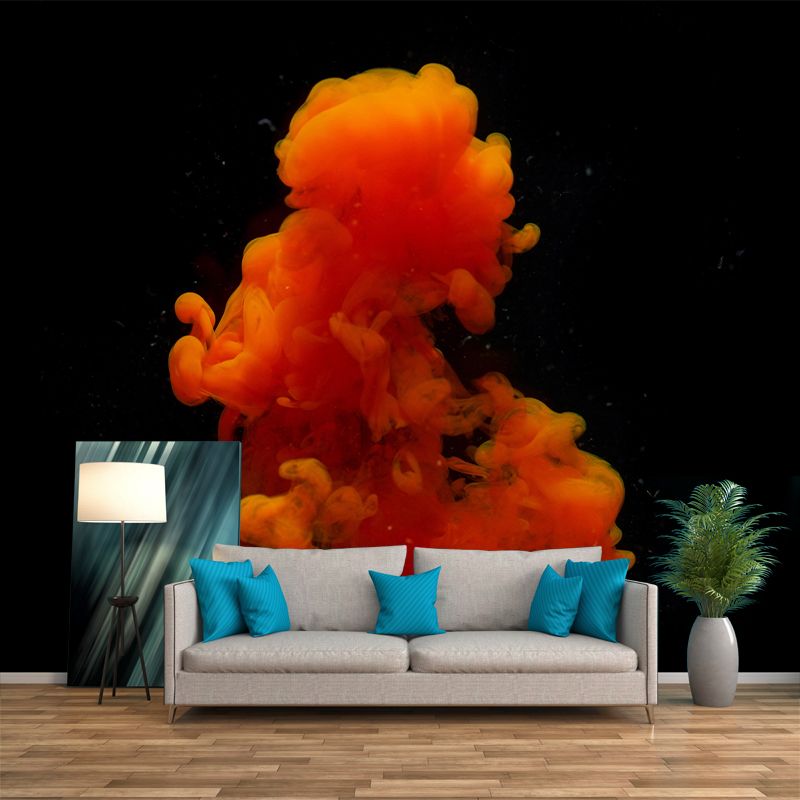 Mildew Resistant Ink Blooming Mural Decal Modern Novelty Abstract Wall Art