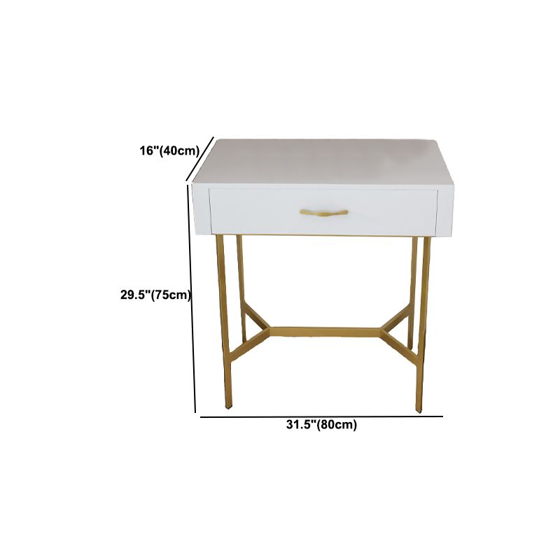 15.74" Wide Makeup Counter with Mirror Vanity Tables with Storage Drawers