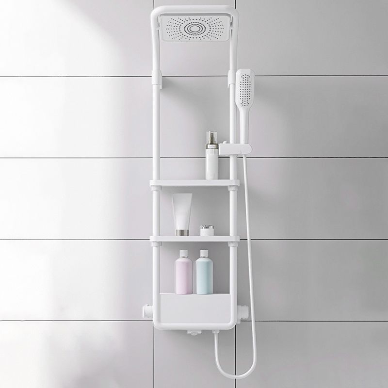 Modern Shower Set Slide Bar Adjustable Shower Head Wall Mounted Shower System