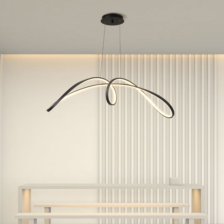 Draai schaduw metaal kroonluchter licht modern 1- licht kroonluchter verlichtingsarmatuur