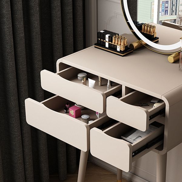Bedroom Contemporary Storage Box Standing Vanity Dressing Table